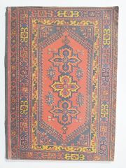 Kilim desenli defter - İçinde kuşlar ile ilgili bilgiler yazılı