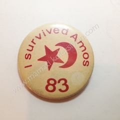 I Survived Amos 83 rozet Eski rozet -