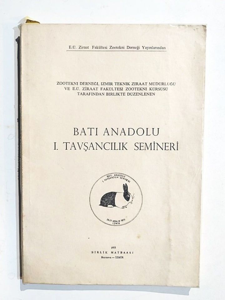 Batı Anadolu 1. tavşancılık semineri - Kitap