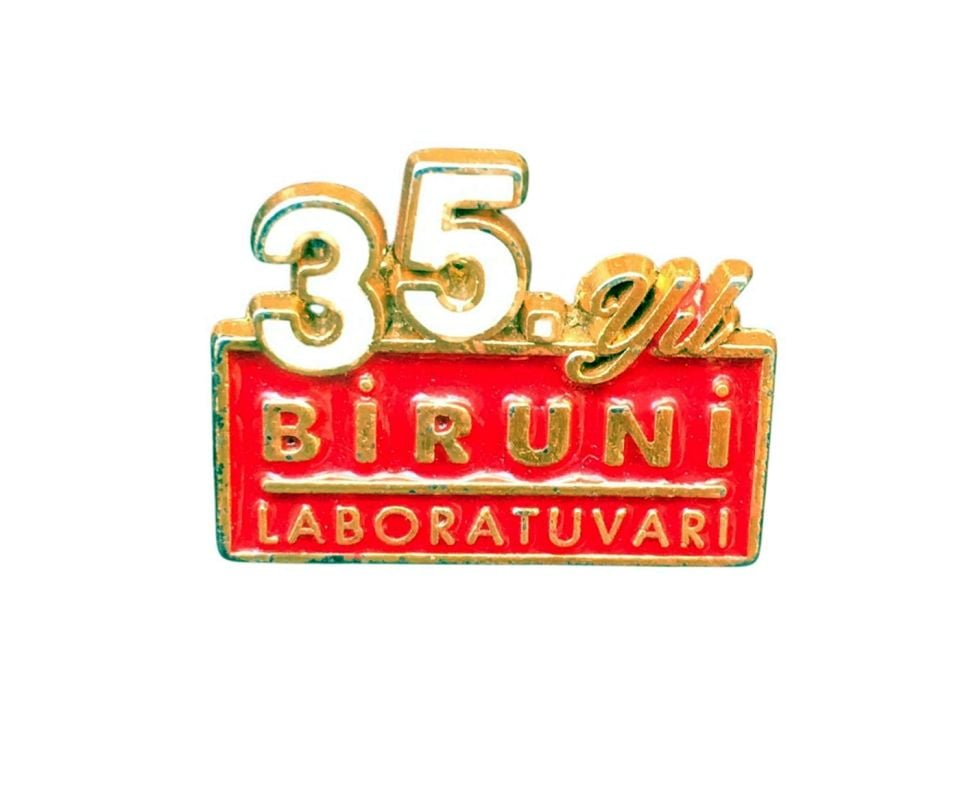 35. Yıl Biruni Laboratuvarı - Eski Rozet