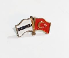 Tobfet - Türk Bayraklı Rozet