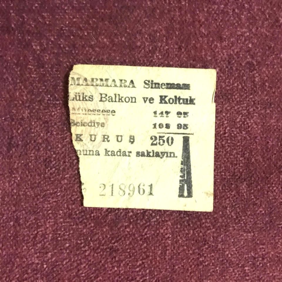 Marmara Sineması - Sinema bileti