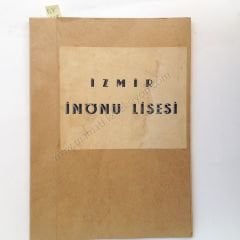 İzmir İnönü lisesi - 1941 - 42 yıllığı - (Kapak sonradan yapılmış)