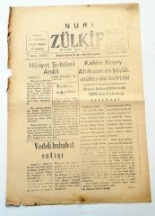 DİYARBAKIR, Nuri Zülkif gazetesi - 30 Mayıs 1965 - Efemera