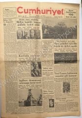 Cumhuriyet gazetesi, 16.5.1936 Hava şehitleri, Bütün ölçüler kontrol ediliyor - Efemera