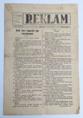 Reklam gazetesi, 24 Ocak 1956 İzmir - Efemera