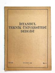 İstanbul Teknik Üniversitesi Dergisi Sayı:4 / 1968  - Dergi