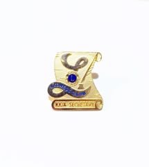 Lions Club %100 Secretary - Rozet