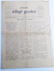 İstanbul vilayet gazetesi, 20 Ağustos 1929  Eyam resmiyeden mada her gün neşr olunur. - Efemera