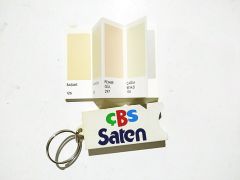 ÇBS saten - Boya kartelası / Anahtarlık