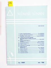 Mimar Sinan Dergisi - Sayı: 106