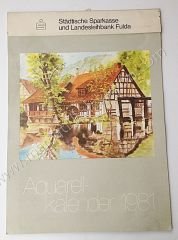 Stadtische Sparkasse und landesleihbank fulda, 1981 yılı takvim