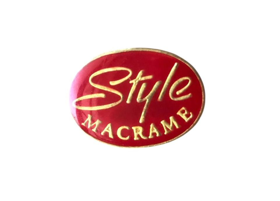 Style Macrame / Eski  rozet