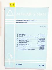 Mimar Sinan Dergisi - Sayı: 158