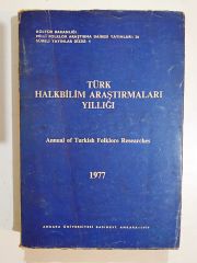 Türk Halkbilim Araştırmaları Yıllığı - Kitap