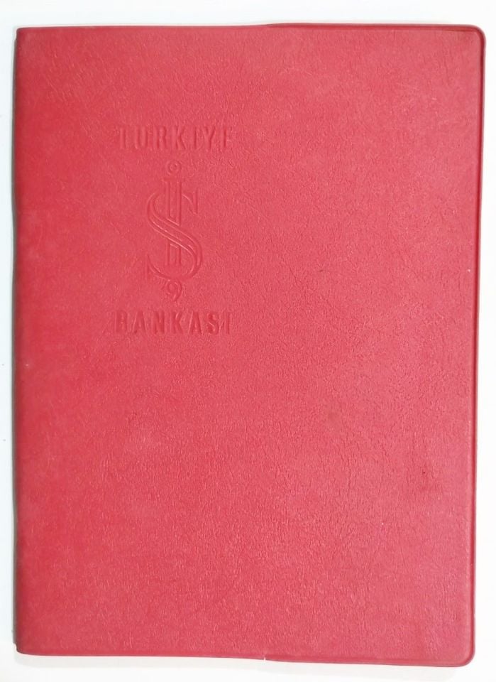 Türkiye İş Bankası, kumbara reklamlı defter kabı