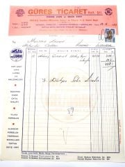 Güres Ticaret Sümerbank Yarımca Porselen satış bayi  / Fatura - Efemera