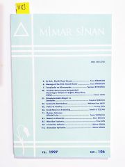 Mimar Sinan Dergisi - Sayı: 106