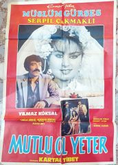Müslüm GÜRSES - Mutlu ol yeter / Orjinal sinema AFİŞİ