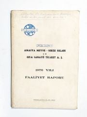 Fersu Amasya meyve sebze suları - Kitap