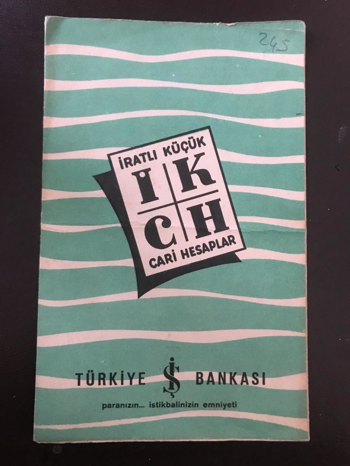 Türkiye İş Bankası İratlı küçük cari hesaplar Reklam, broşür - Efemera