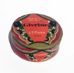 Poudre de Riz GIVRINE - 1954 tarihli pudra kutusu