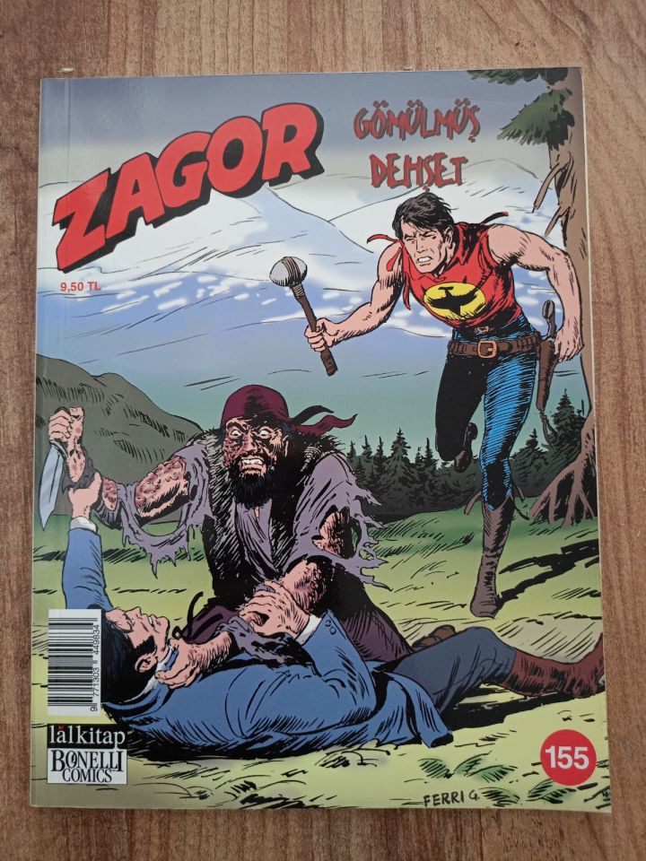 Zagor - Gömülmüş dehşet - Sayı : 155 - Lal kitap / Çizgi Roman