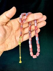 PEMBE KATALİN TESBİH KAPSÜL KESİM 7MMX11MM T-756