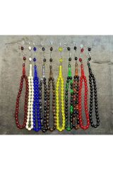 TOZ KEHRİBAR TESBİH 3 ADET KARIŞIK RENK VE MODEL