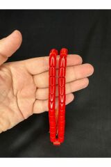 SIKMA KEHRİBAR TESBİH KIRMIZI RENKLİ KESME KESİM 11MMX9MM T-641