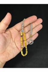 DAMLA KEHRİBAR TESBİH UKRAYNA 6 GRAM KÜRE KESİM 6MM BİLEK BOY T-640