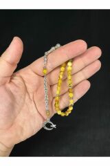 DAMLA KEHRİBAR TESBİH UKRAYNA 6 GRAM KÜRE KESİM 6MM BİLEK BOY T-640