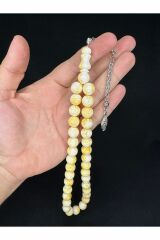 BEYRUT DAMLA KEHRİBAR BEYAZ HAMUR KÜRE KESİM 12 MM T-672