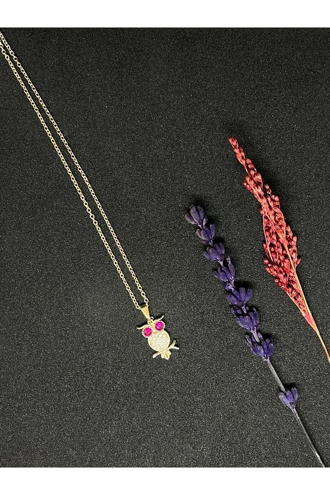 Baykuş Kolye Pembe