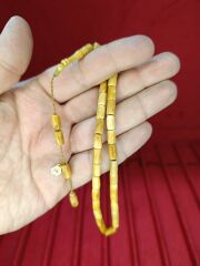 CİLASIZ HAM KUKA TESBİH KESME KESİM NİHAT ERTUĞRUL USTA 9MMX5MM T-819