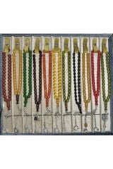 10 ADET SIKMA - ÇUBUK KEHRİBAR TESBİH KARIŞIK RENK/MODEL T-451-8