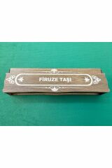 FİRUZE TAŞI 33'LÜ TESBİH VE BİLEKLİK AHŞAP KUTU SEVGİLİYE BABAYA HEDİYE