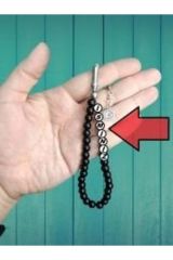 TAHA İSMİNE ÖZEL TESBİH KİŞİSELLEŞTİRİLEBİLİR HEDİYE KÜRE KESİM ONİKS TAŞI TESBİH ONİX-1199