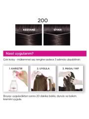 L'Oreal Paris Karadut Siyahı Saç Boyası - Casting Creme Gloss 200