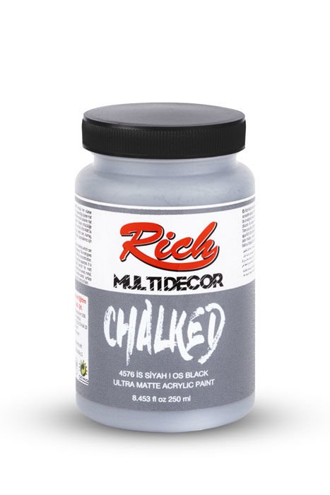 MULTI DECOR CHALKED 250 CC  İS SİYAH