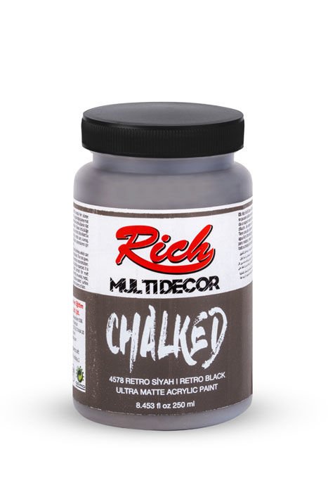 MULTI DECOR CHALKED 250 CC  RETRO SİYAH