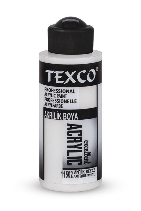 TEXCO AKRİLİK 110 CC  11502 ANTİK BEYAZ