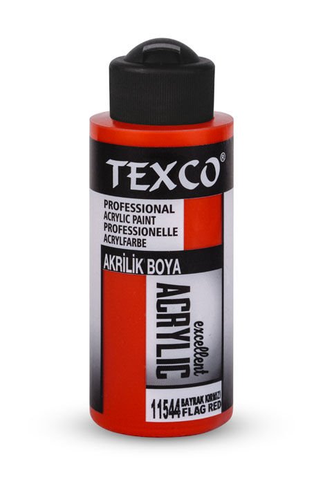 TEXCO AKRİLİK 110 CC  11544 BAYRAK KIRMIZI