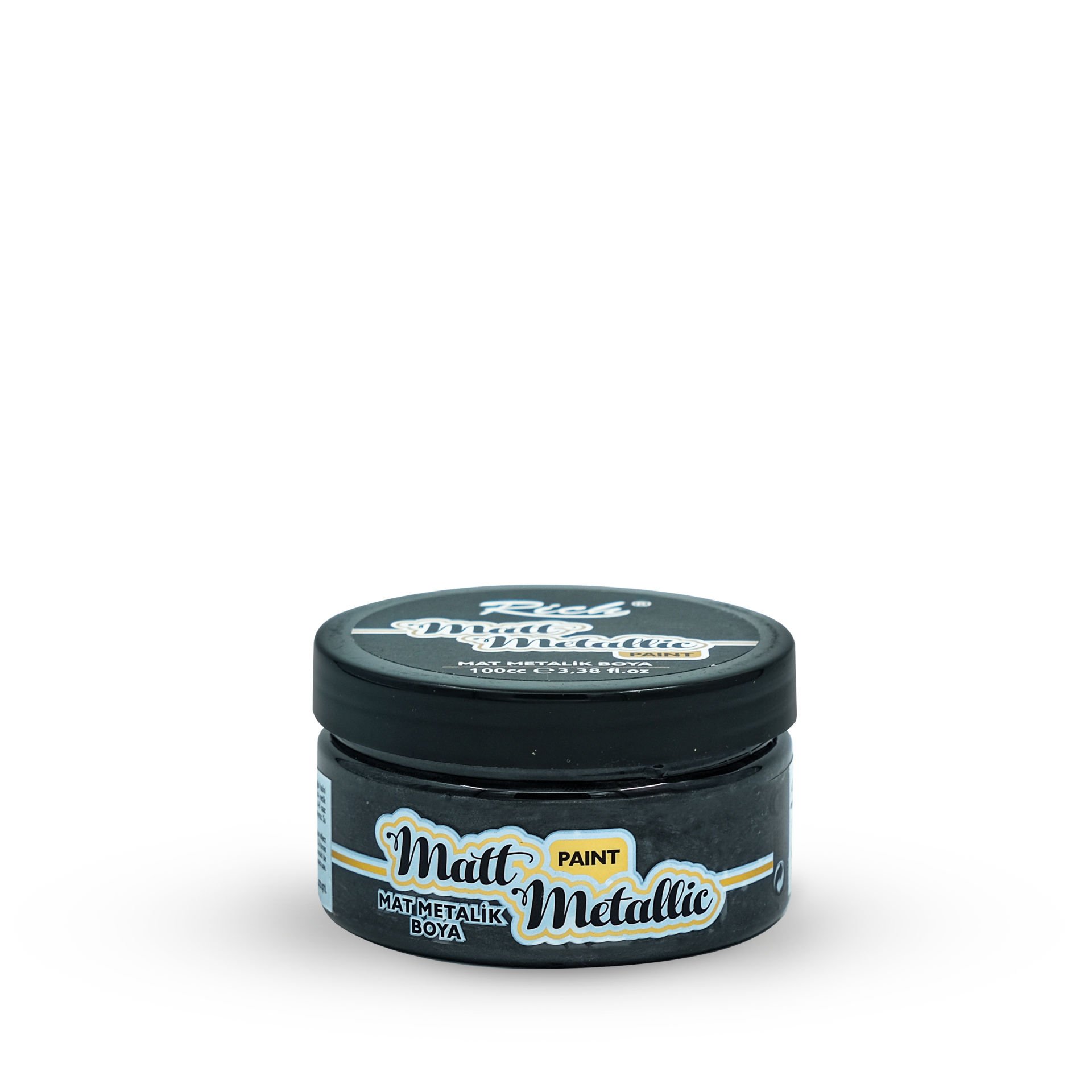 MAT METALİK 100 CC SİYAH *NEW