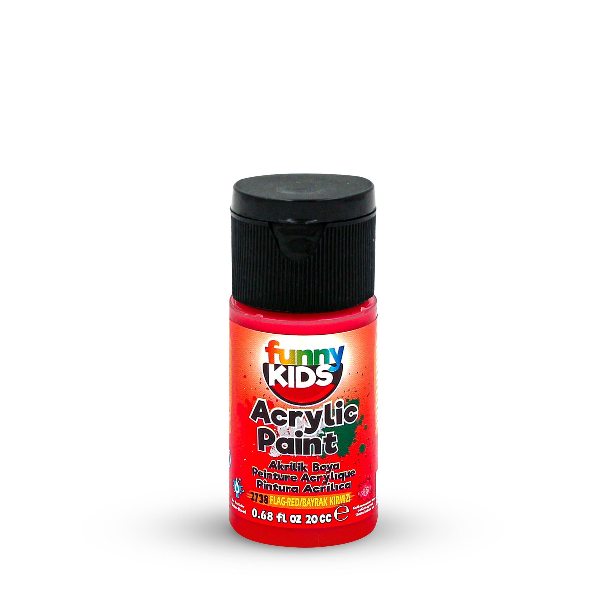 FUNNY KIDS AKRİLİK BOYA 025 CC 2738 BAYRAK KIRMIZI