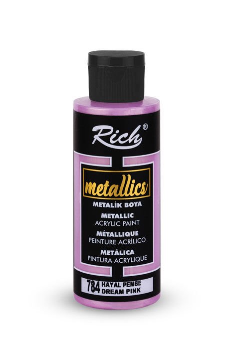 METALİK BOYA 120 CC HAYAL PEMBE