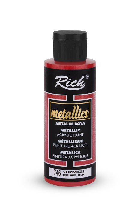 METALİK BOYA 120 CC KIRMIZI