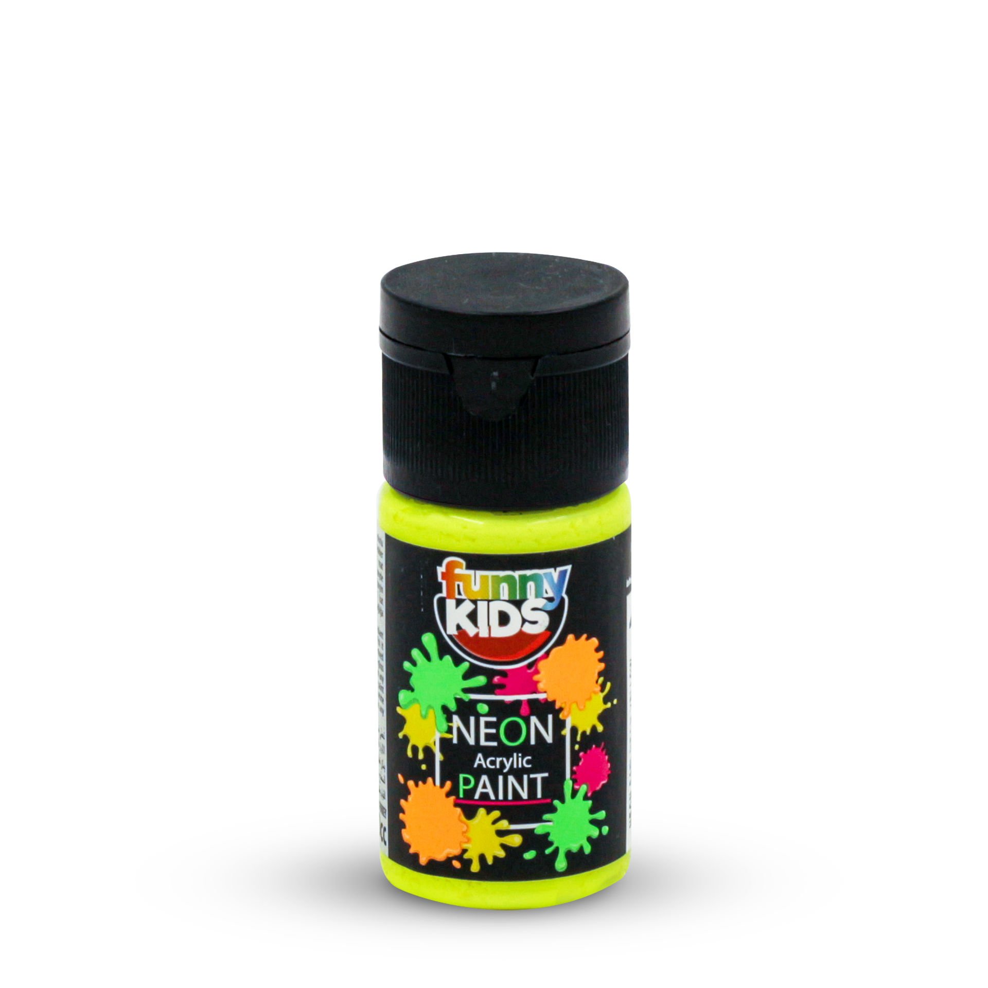 FUNNY KIDS AKRİLİK NEON BOYA 025 CC 4800 SARI