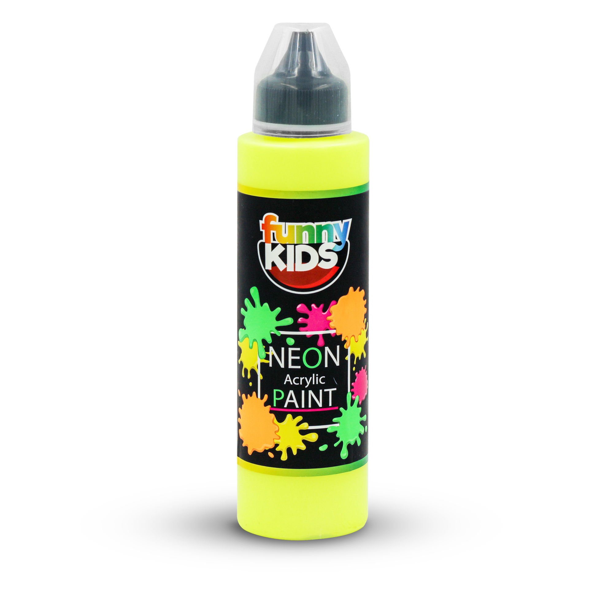FUNNY KIDS AKRİLİK NEON BOYA 500 CC 4800 SARI