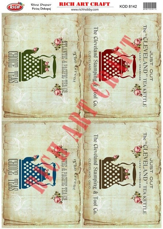 RİCH PİRİNÇ DEKOPAJ KAĞIDI KOD:8142
